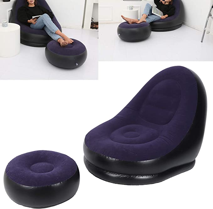 Sofa Inflable con Puff